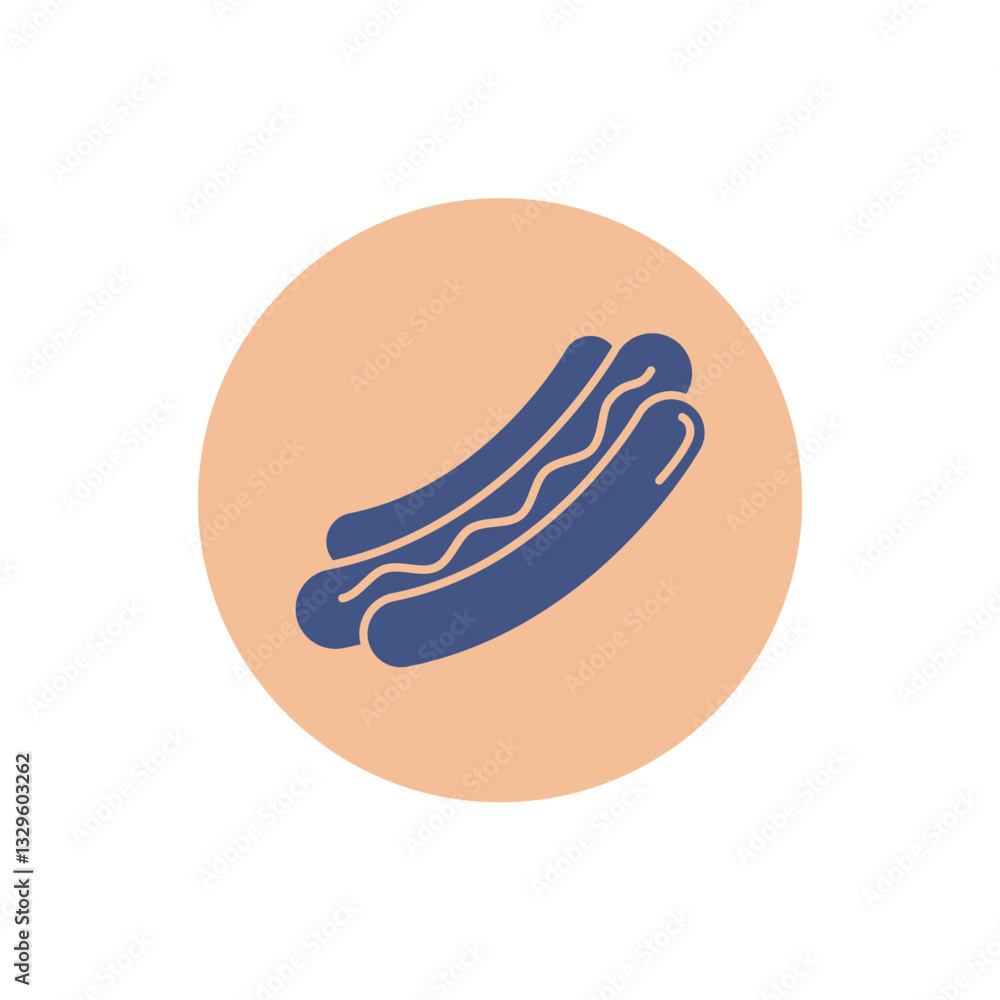 hot dog icons symbol vector elements for infographic web hot dog icons symbol vector elements for infographic web