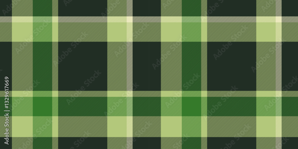 Warp texture pattern seamless, custom tartan vector background. Veil plaid check textile fabric in dark and lime colors. Warp texture pattern seamless, custom tartan vector background. Veil plaid check textile fabric in dark and lime colors.