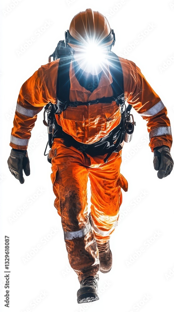 A person wearing safety gear runs towards the viewer quickly A person wearing safety gear runs towards the viewer quickly
