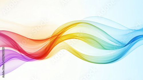 abstract colorful wave background