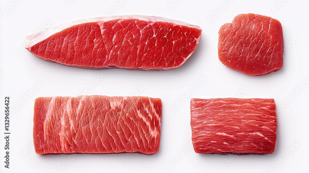 Assortment of steak cuts for cooking Assortment of steak cuts for cooking
