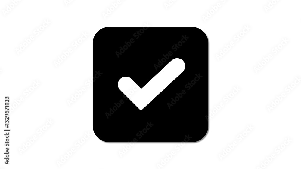 Minimal checkmark icon ideal for indicating completed tasks, verified actions, and approved selections in sleek designs. Minimal checkmark icon ideal for indicating completed tasks, verified actions, and approved selections in sleek designs.