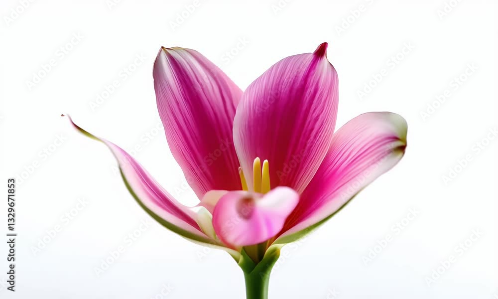 Pink Flower Blooming in 4K Close-Up Pink Flower Blooming in 4K Close-Up