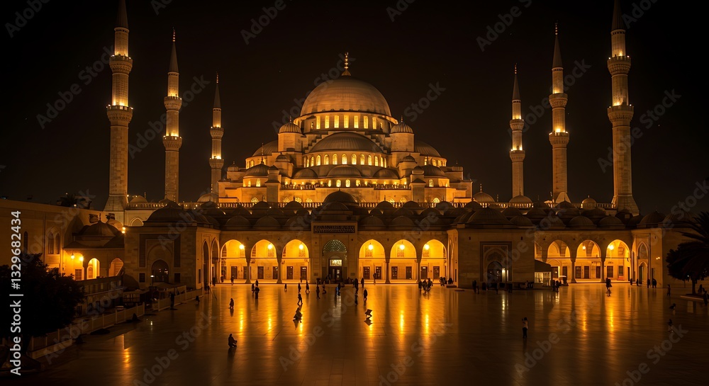 Fototapeta premium Grand Mosque at Night