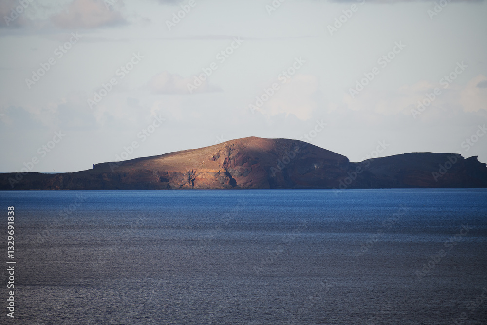 view of Ponta de São Lourenço - volcanic peninsula on Madeira island (Portugal)