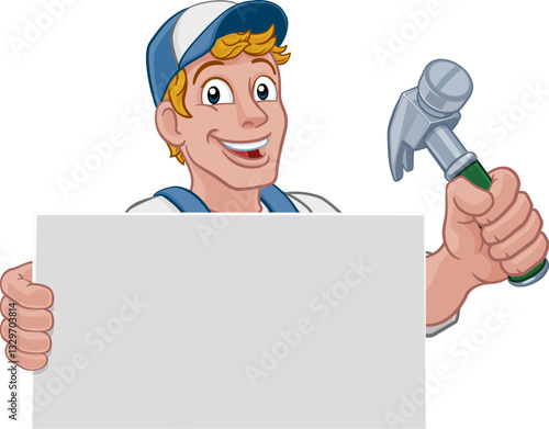 A handyman or carpenter car...