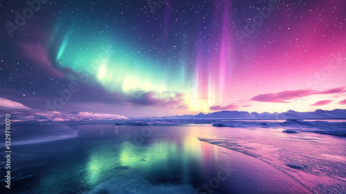 Wallpaper Mural northern lights Torontodigital.ca