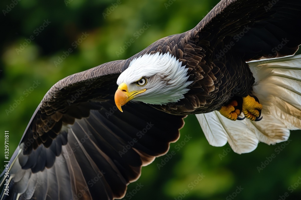 Fototapeta premium eagle flying in the air