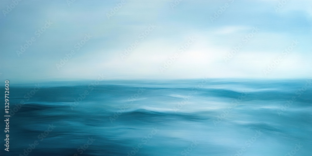 Abstract Ocean Seascape, Motion Blur, Calm Sky, Water Texture, Design Background Abstract Ocean Seascape, Motion Blur, Calm Sky, Water Texture, Design Background