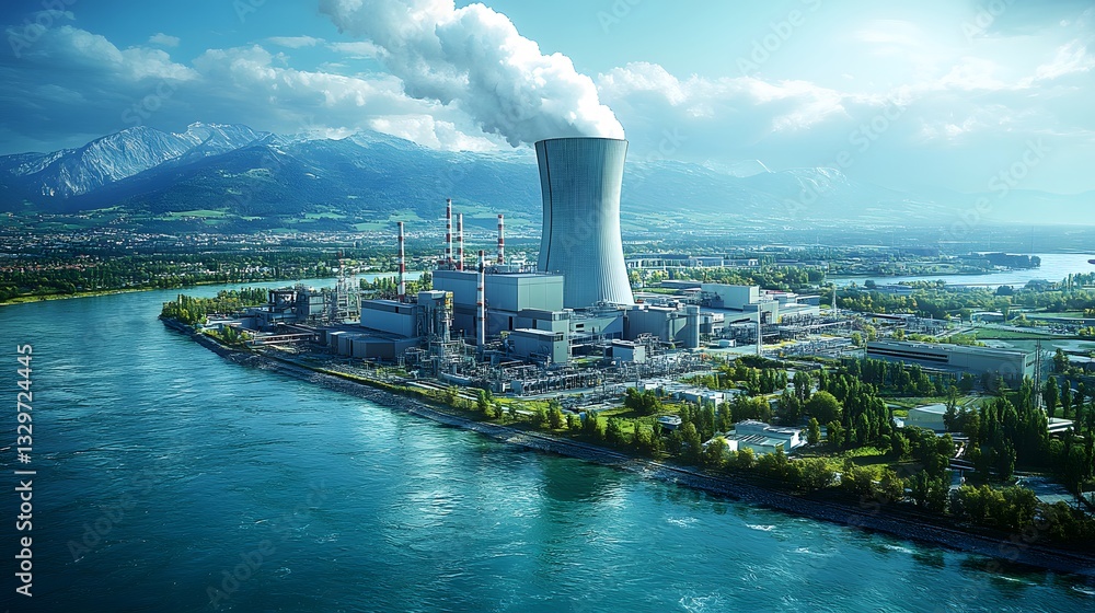Nuclear power plant utilizing small modular reactors for sustainable energy solutions Nuclear power plant utilizing small modular reactors for sustainable energy solutions