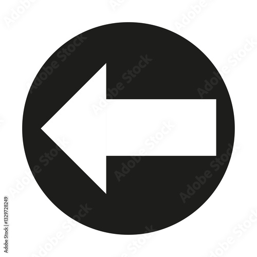 Backward sign - Black and white left (Back) sign Free Download Backward sign - Black and white left (Back) sign - GFXLoad