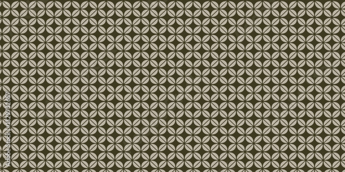 Batik Indonesia Kawung traditional java culture pattern seamless ornament vintage