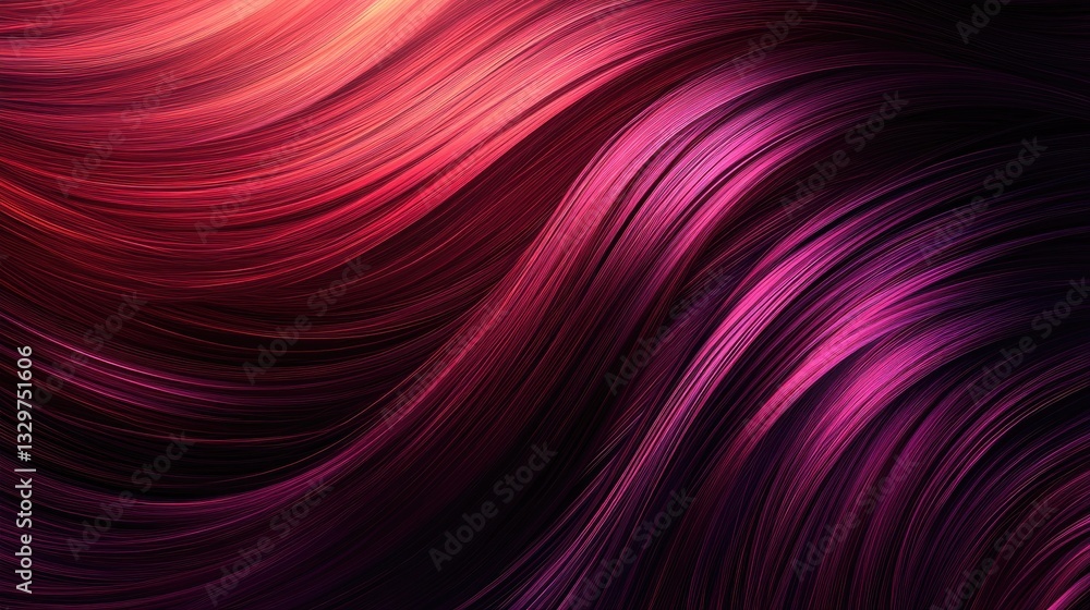 Abstract Swirling Red and Purple Hair Like Streamers Background Image Abstract Swirling Red and Purple Hair Like Streamers Background Image