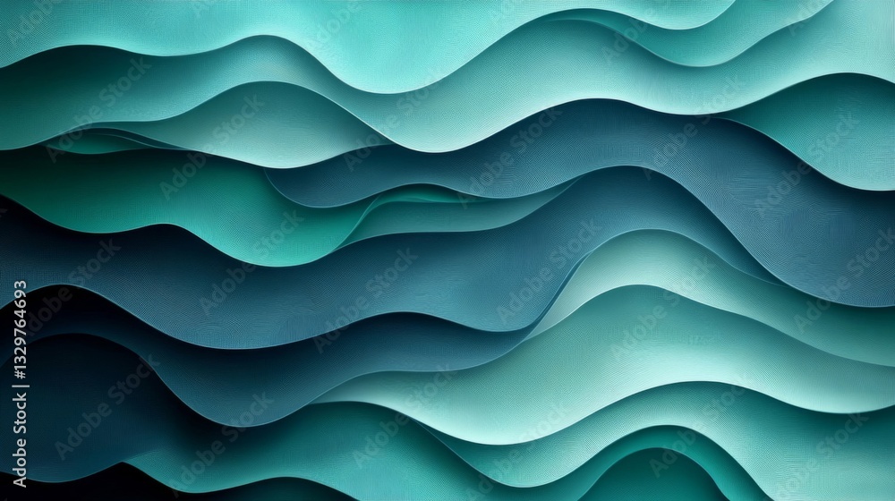 Abstract Teal And Blue Waves Background Abstract Teal And Blue Waves Background