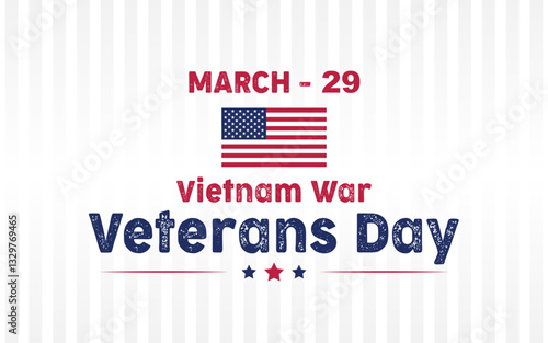 Vietnam War Veterans Day Template design, Veterans Day Messages Stock Photo, Vietnam War Veterans Day banner