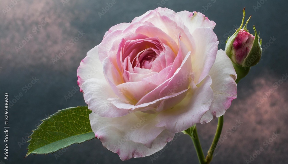 single pink rose