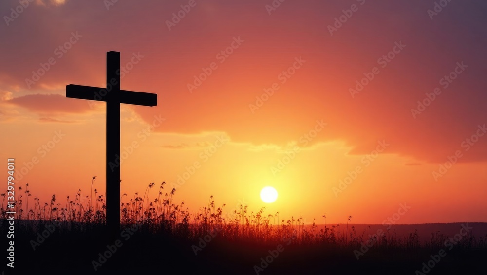The cross emblem representing Jesus Christ The cross emblem representing Jesus Christ