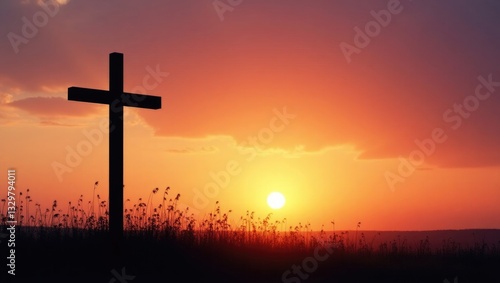 The cross emblem representing Jesus Christ