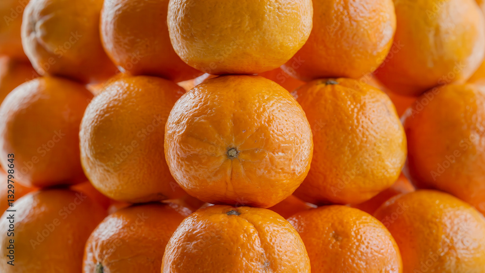 Fresh stacked oranges with vibrant texture. Ideal for food-related projects, advertisements, or nutrition content. Fresh stacked oranges with vibrant texture. Ideal for food-related projects, advertisements, or nutrition content.