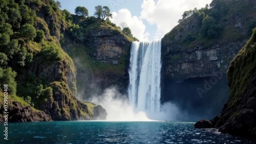 Heart waterfall