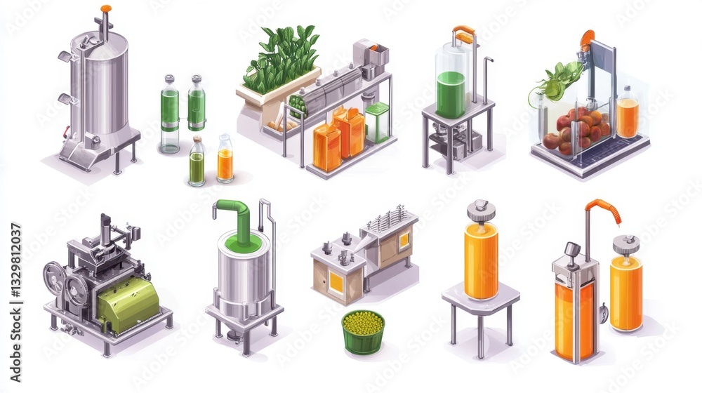 Advanced Juice Production Facility with Fresh Ingredients Advanced Juice Production Facility with Fresh Ingredients
