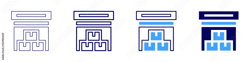Personal shopping service icon in 4 different styles. Thin Line, Line, Bold Line, Duotone. Duotone style. Editable stroke Personal shopping service icon in 4 different styles. Thin Line, Line, Bold Line, Duotone. Duotone style. Editable stroke
