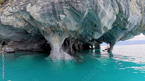 Video of the Marble Caves on General Carrera Lake in Chilean Patagonia