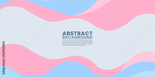 Modern Abstract Fluid Waves in Soft Pastel. Colors Perfect for Web and Graphic Design