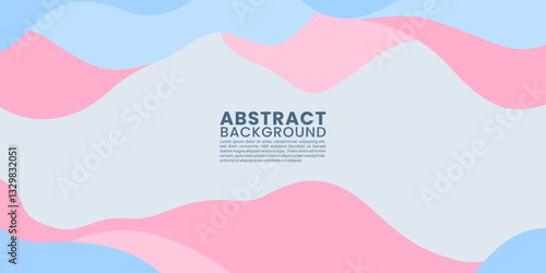 Modern Abstract Fluid Waves in Soft Pastel. Colors Perfect for Web and Graphic Design
