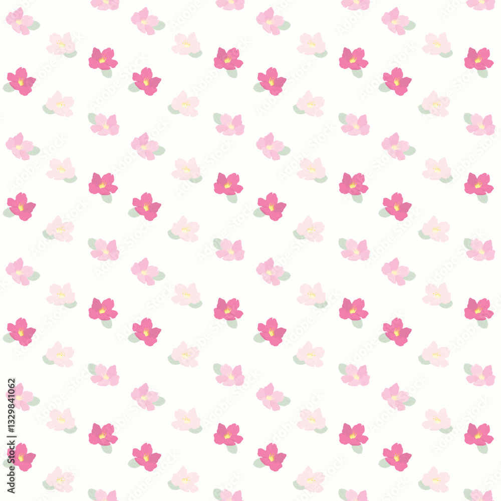 Seamless pattern with pink sakura flowers Seamless pattern with pink sakura flowers