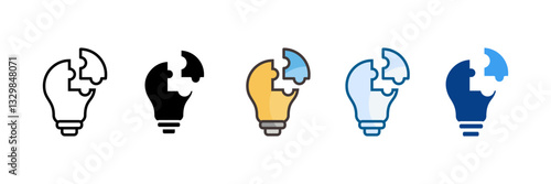 Solution Icon Set Multiple Style Collection