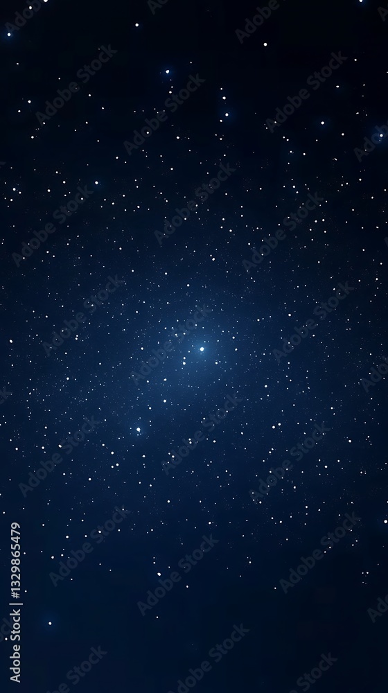 Obraz premium Stars shine brightly in the night sky background