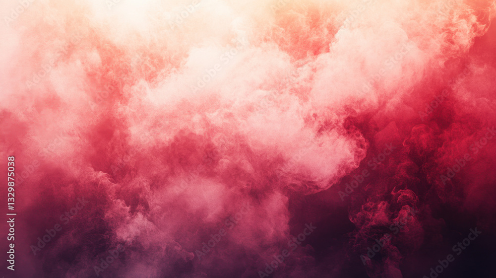 Obraz premium Abstract Red and Pink Cloud Background