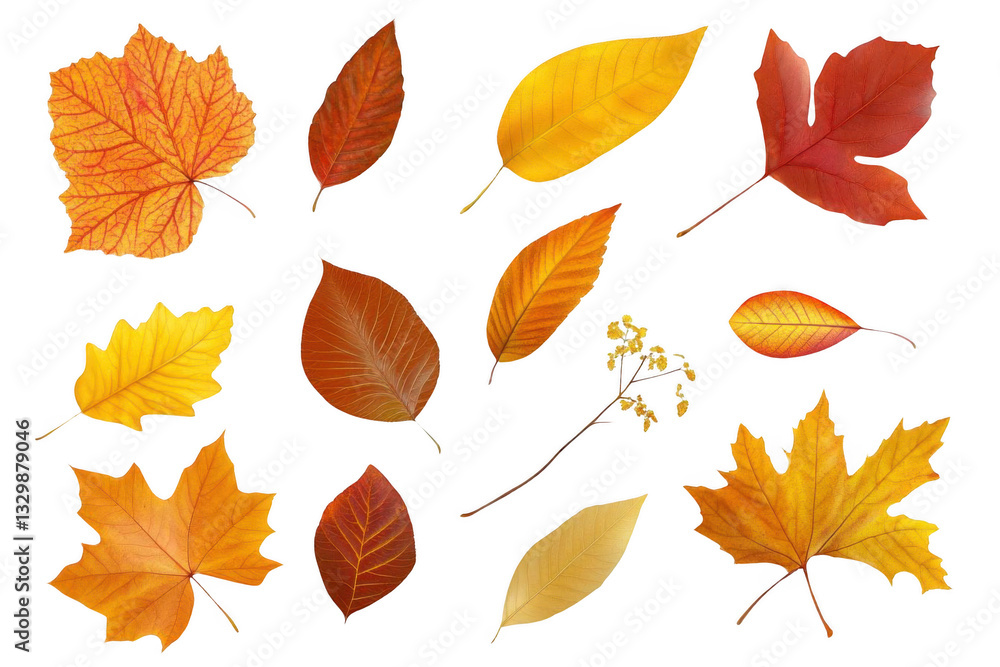 Autumn Leaves Fall Gently on Black Background, Showcasing Vibrant Fall Colors. Autumn Leaves Fall Gently on Black Background, Showcasing Vibrant Fall Colors.