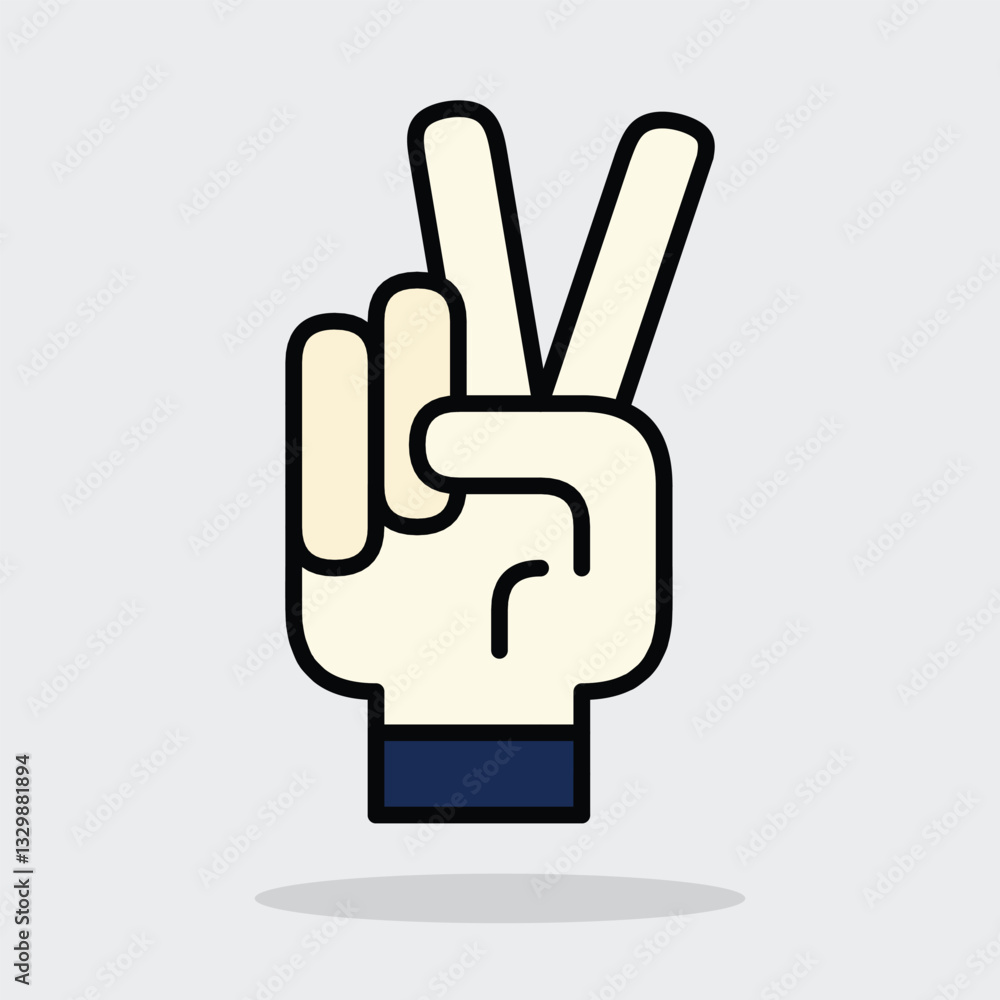 Peace Sign Gesture: A hand makes the iconic peace sign gesture. Conveying a message of hope, unity, and harmony, this image is perfect for expressing goodwill. Peace Sign Gesture: A hand makes the iconic peace sign gesture. Conveying a message of hope, unity, and harmony, this image is perfect for expressing goodwill.