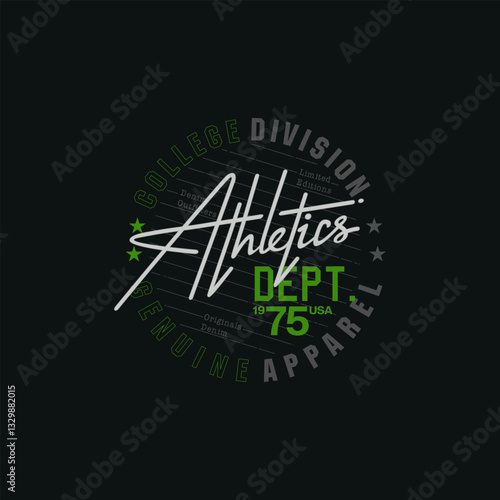 athletic dept stamp for t shirt