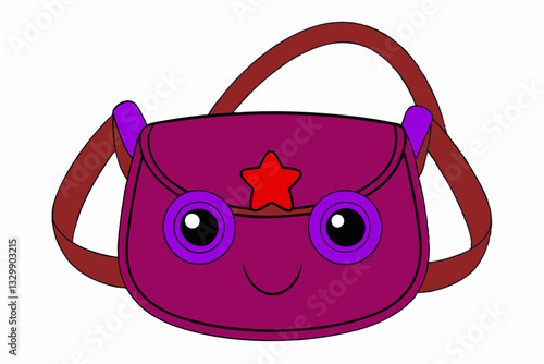 pink bag with headphones