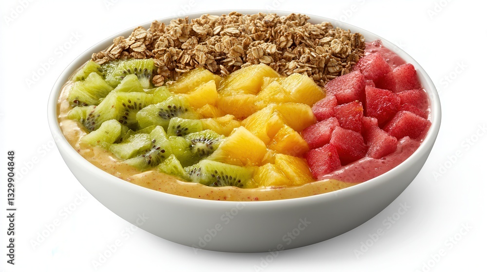 Colorful Fruit and Granola Breakfast Bowl Colorful Fruit and Granola Breakfast Bowl