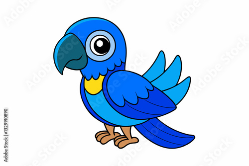 blue and yellow macaw ara
