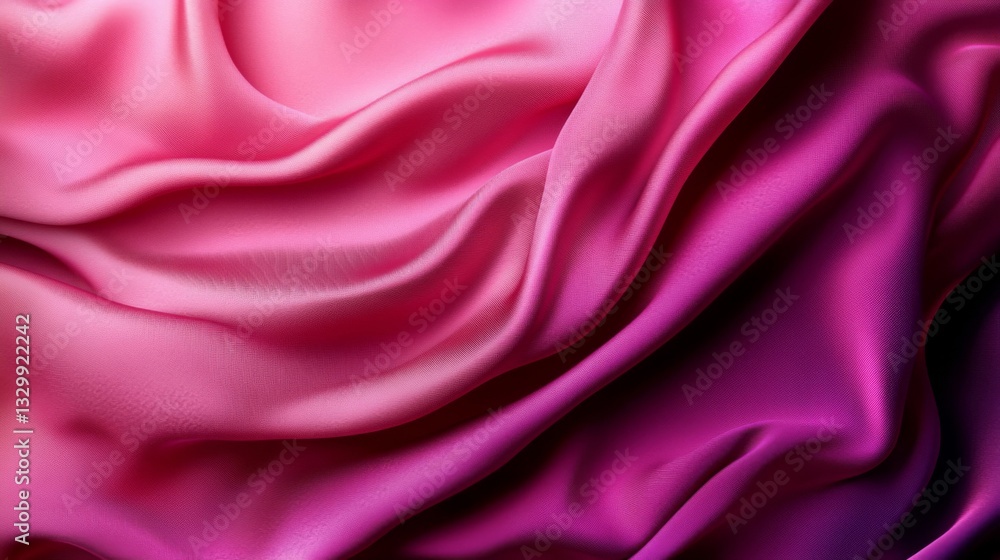 Obraz premium Pink And Purple Fabric Draped Texture Background