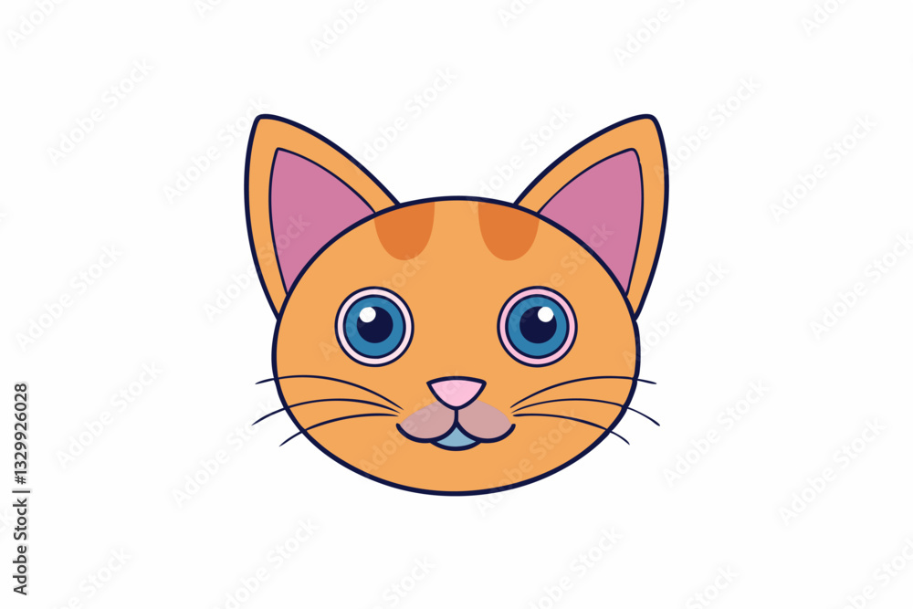 A Cute animal vector art in illustration on a white Background A Cute animal vector art in illustration on a white Background