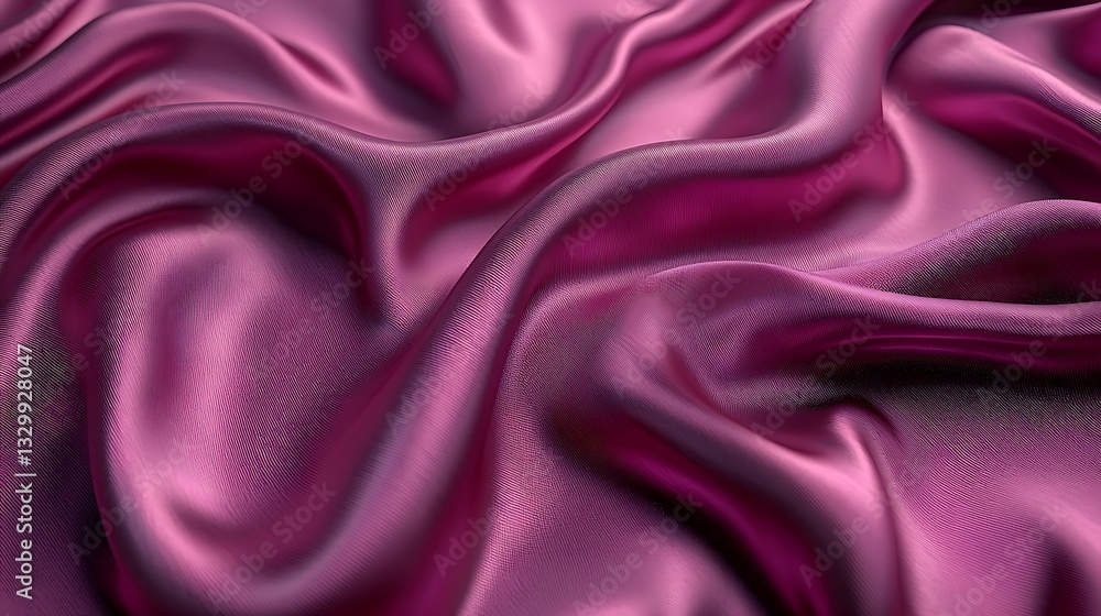 Obraz premium Draped Purple Silk Fabric Texture