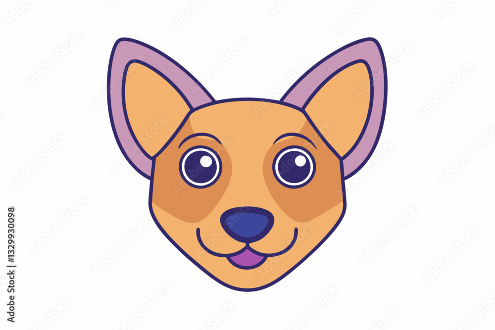 A Cute animal vector art in illustration on a white Background A Cute animal vector art in illustration on a white Background