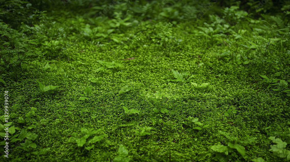 Lush green moss texture, detailed soft forest ground cover with rich organic structure, high-resolution natural pattern for backgrounds and designs
Lush green moss texture, detailed soft forest ground cover with rich organic structure, high-resolution natural pattern for backgrounds and designs