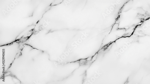 Luxury marble texture, white and black natural stone surface with elegant veining and smooth polished finish, high-resolution background for design

