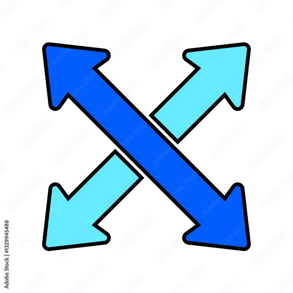 Icon a expand, isolated against a clean background. Icon a expand, isolated against a clean background.