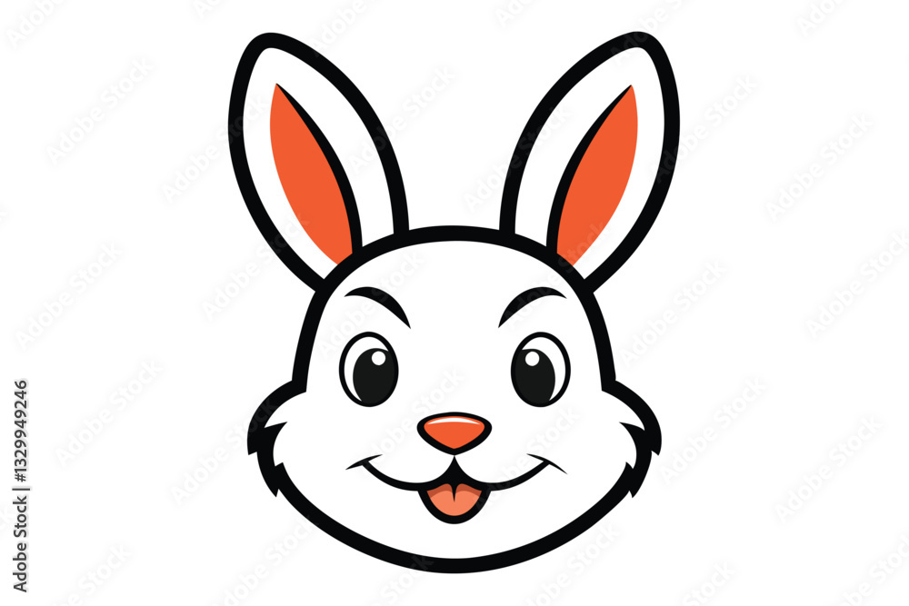 Cute animal Vector art in Illustration on a White Background Cute animal Vector art in Illustration on a White Background