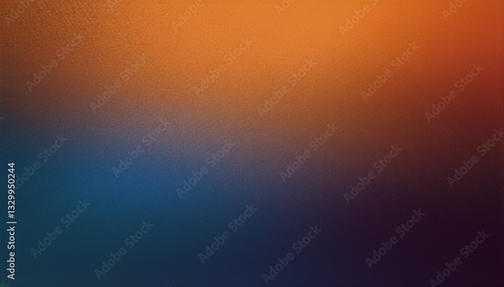 Naklejka premium Grainy background, dark orange brown blue noisy color gradient banner backdrop- 43990