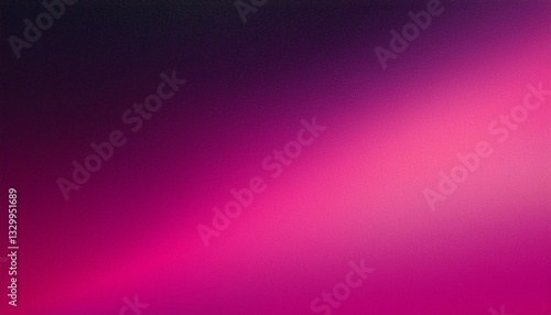Pink magenta purple black grainy color gradient background, abstract dark banner design, noise texture