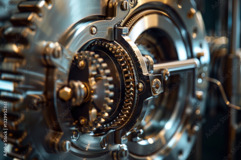 Close-Up of a Mechanical Device Close-Up of a Mechanical Device